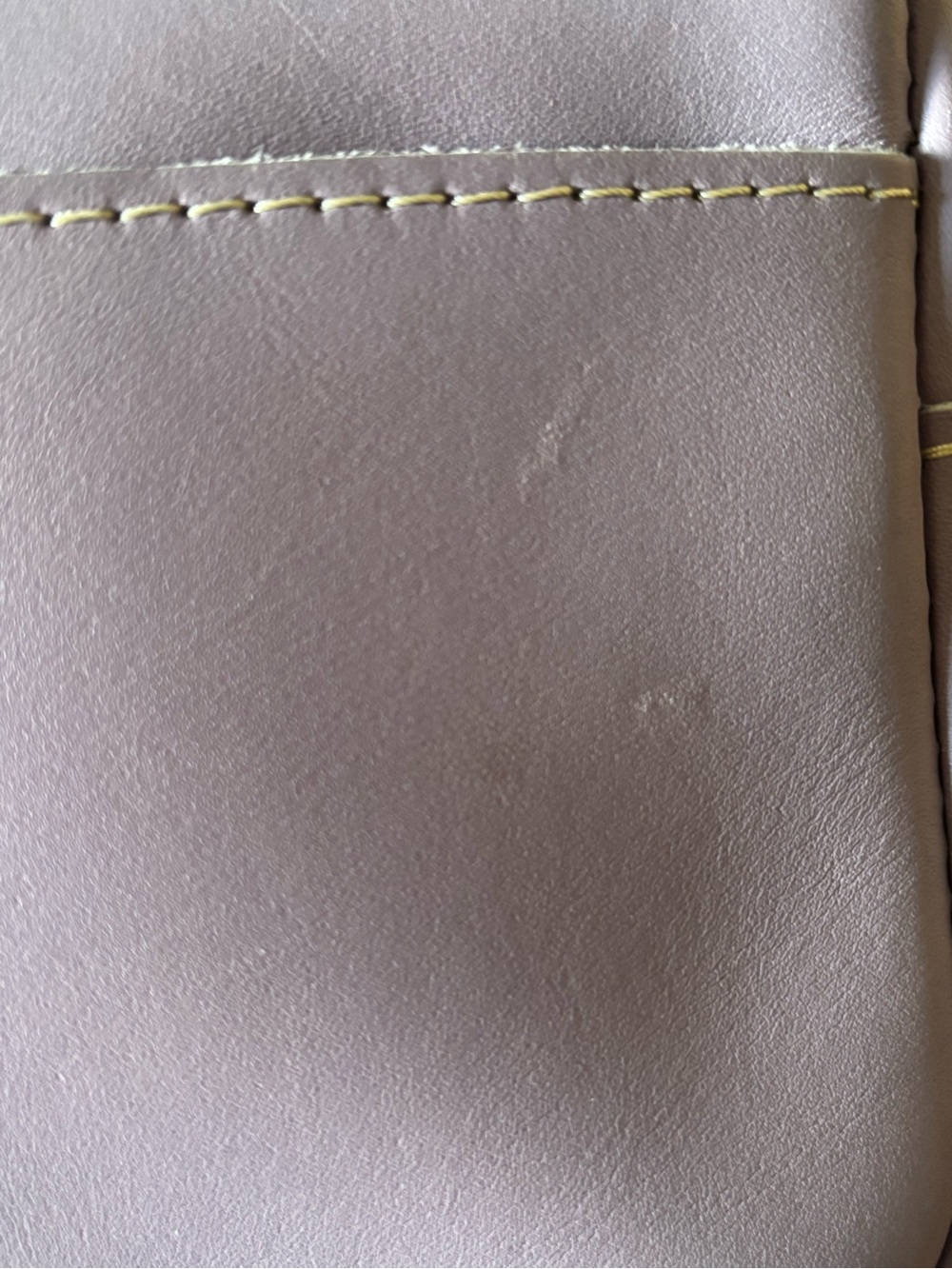 Portland Leather Pale Lavender Crossbody Bag - Picture 9 of 9